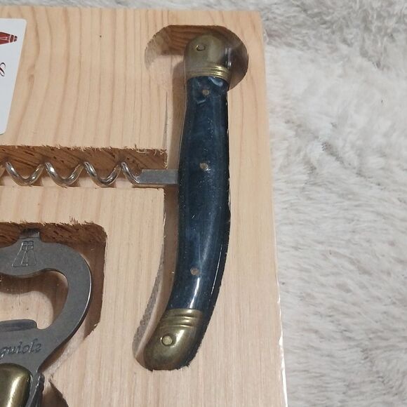 Laguiole Jean Dubost Cork Screw and Bottle Opener Set Made in France - Picture 7 of 7